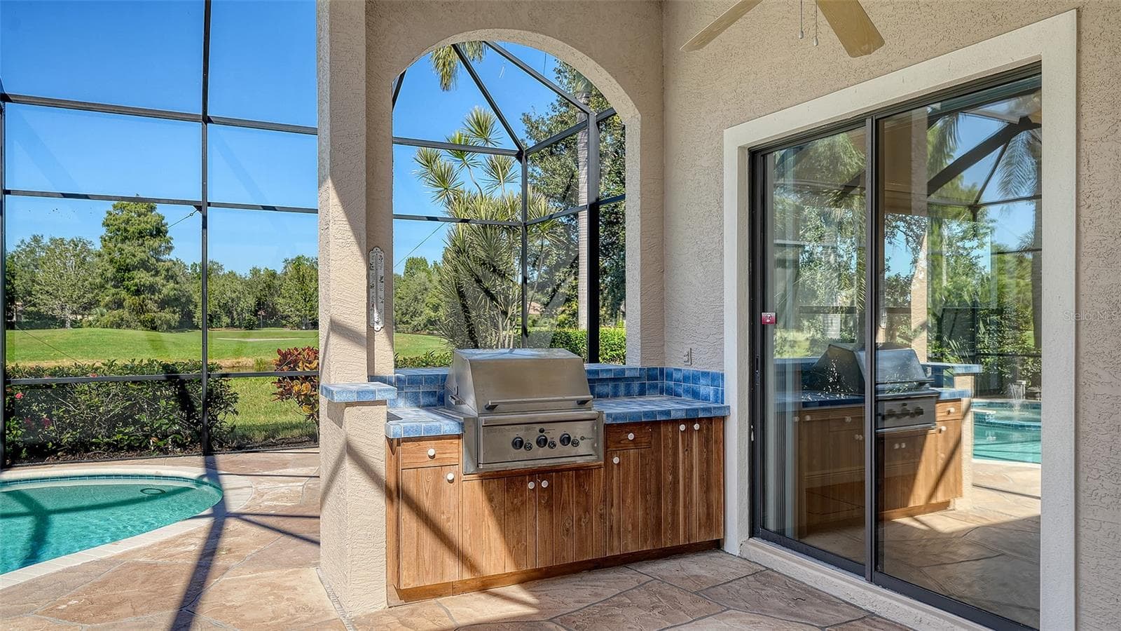 Outdoor grill area - 13978 SIENA LOOP, LAKEWOOD RANCH