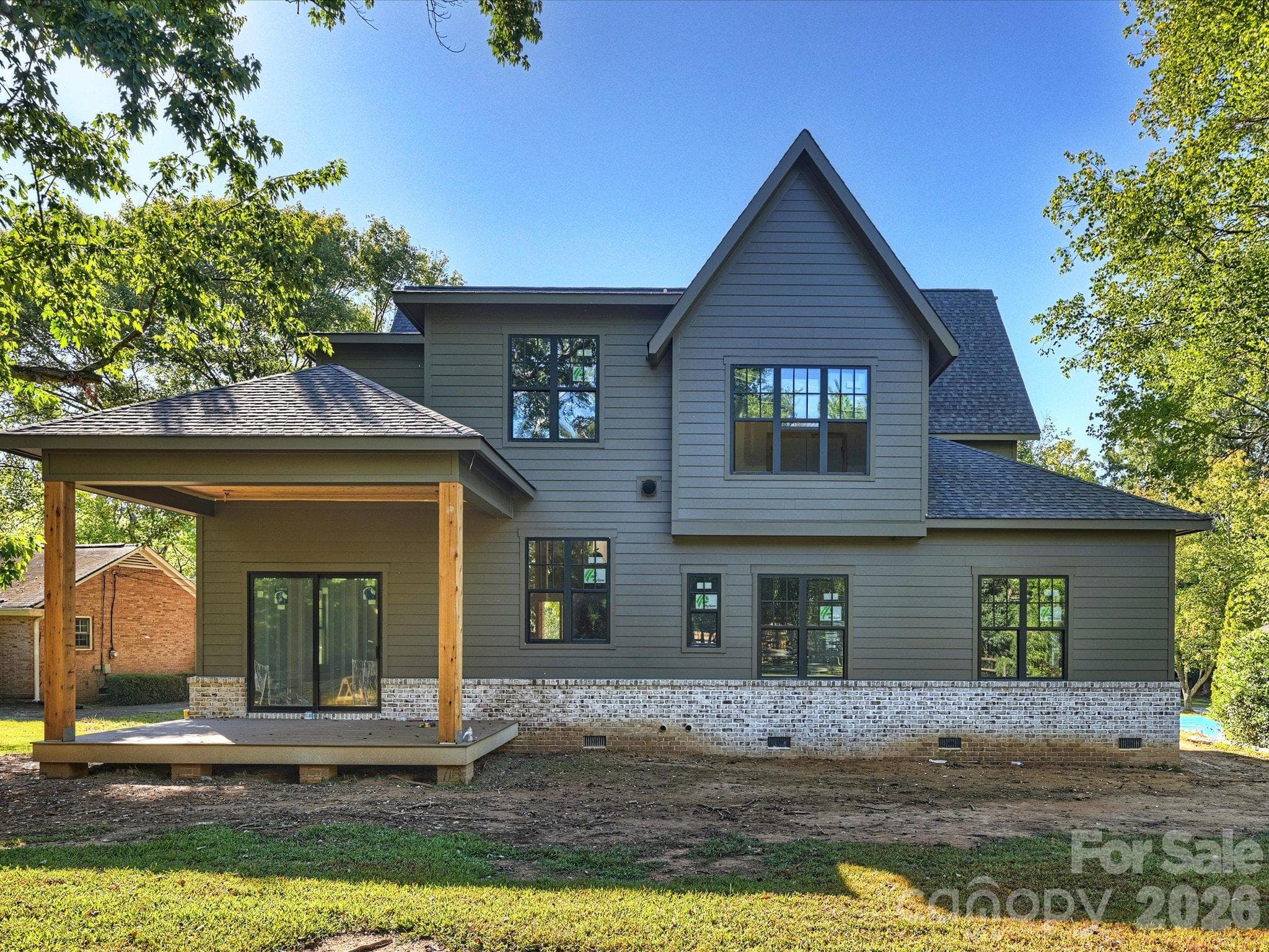 Back of Home - 6509 Hazelton Drive, Charlotte