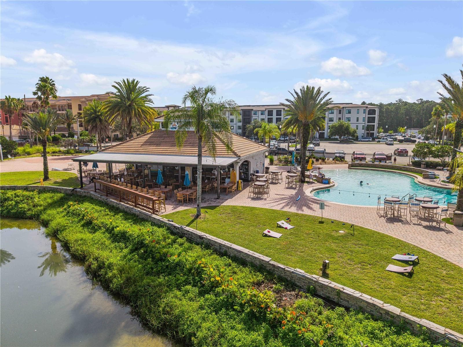 Tiki Cove Full Service Resort Style Pool - 3321 PINO AVE, NEW SMYRNA BEACH