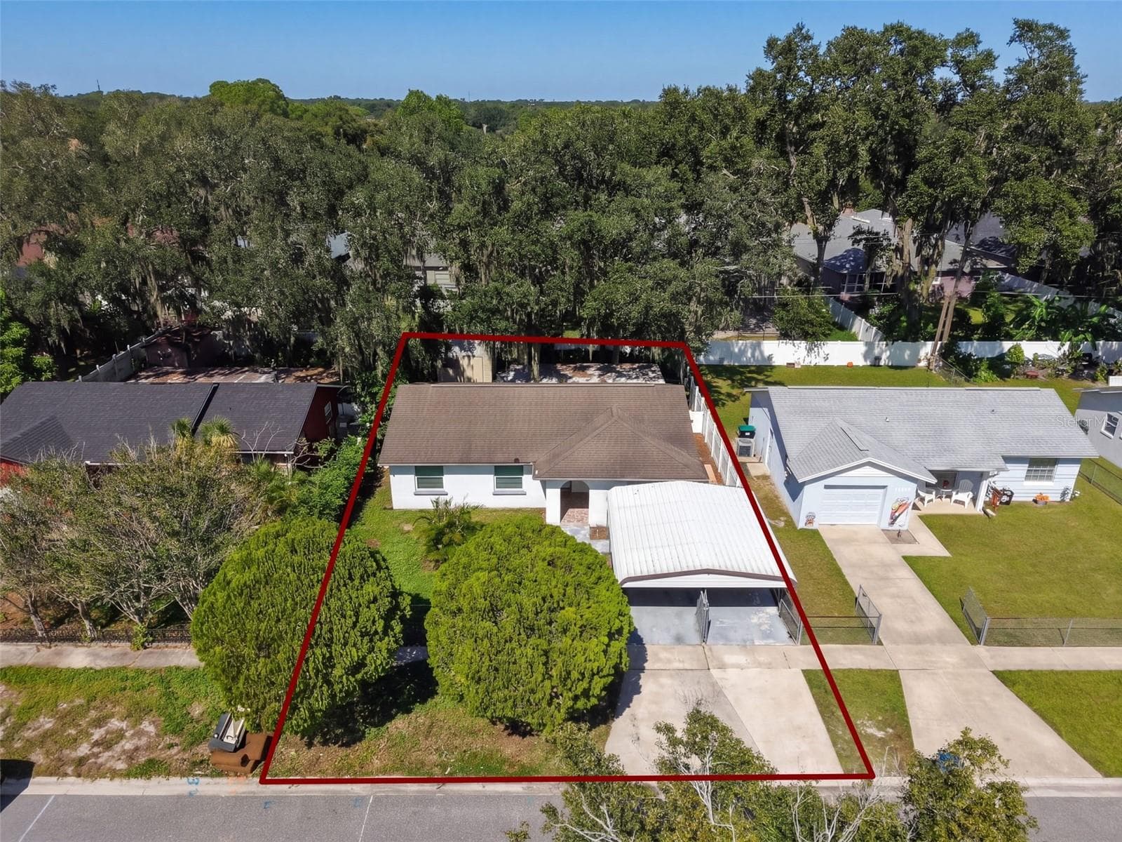 Front Elevation with lot - 8205 ESPERANZA ST, ORLANDO