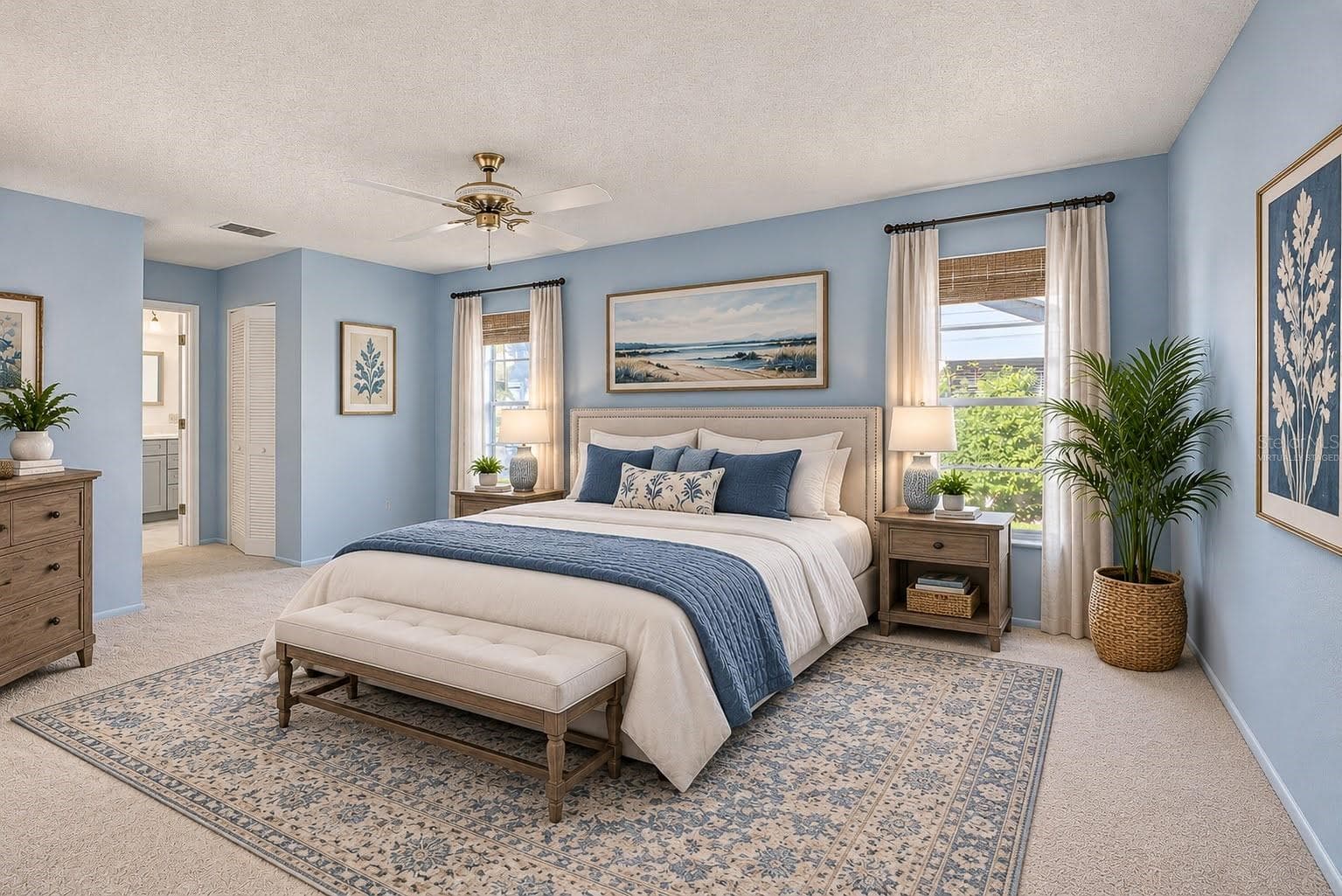 Virtually Staged - 7103 CROWN OAKS DR, SPRING HILL