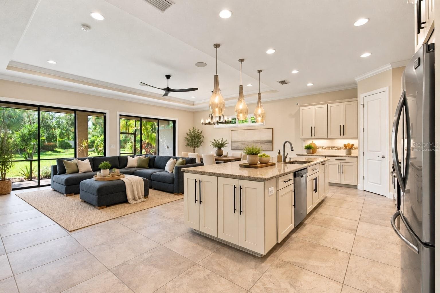 Family Combo Room Virtually Staged - 9765 HIGHLAND PARK PL, PALMETTO