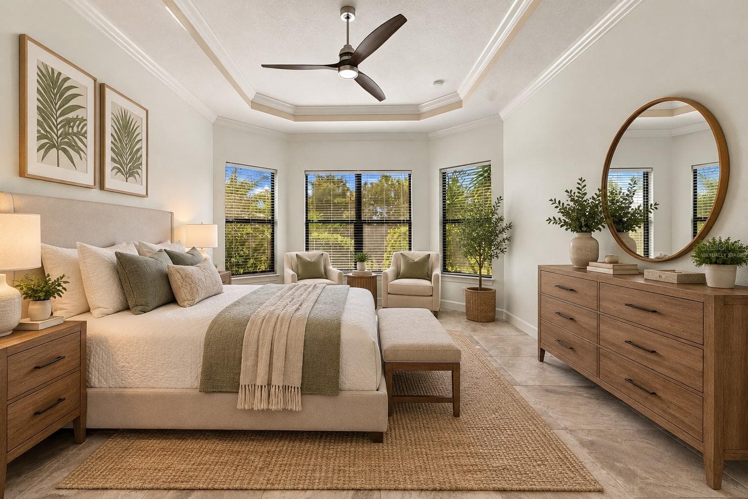 Primary Room Virtually Staged - 9765 HIGHLAND PARK PL, PALMETTO