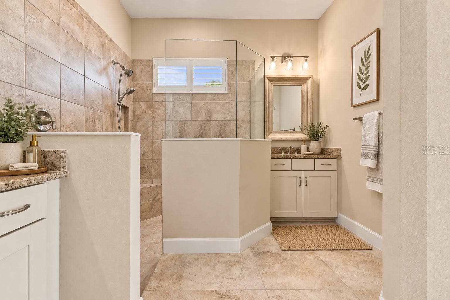 Primary Bathroom Virtually Staged - 9765 HIGHLAND PARK PL, PALMETTO