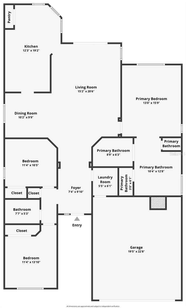 Floor Plan - 12813 HAMPTON HILL DR, RIVERVIEW
