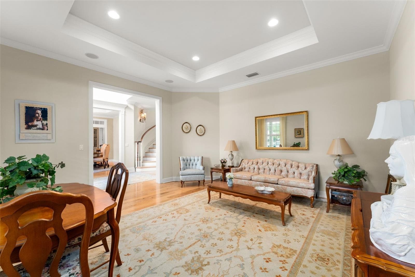 formal living room/den off of foyer - 9691 NW 53RD DR, GAINESVILLE