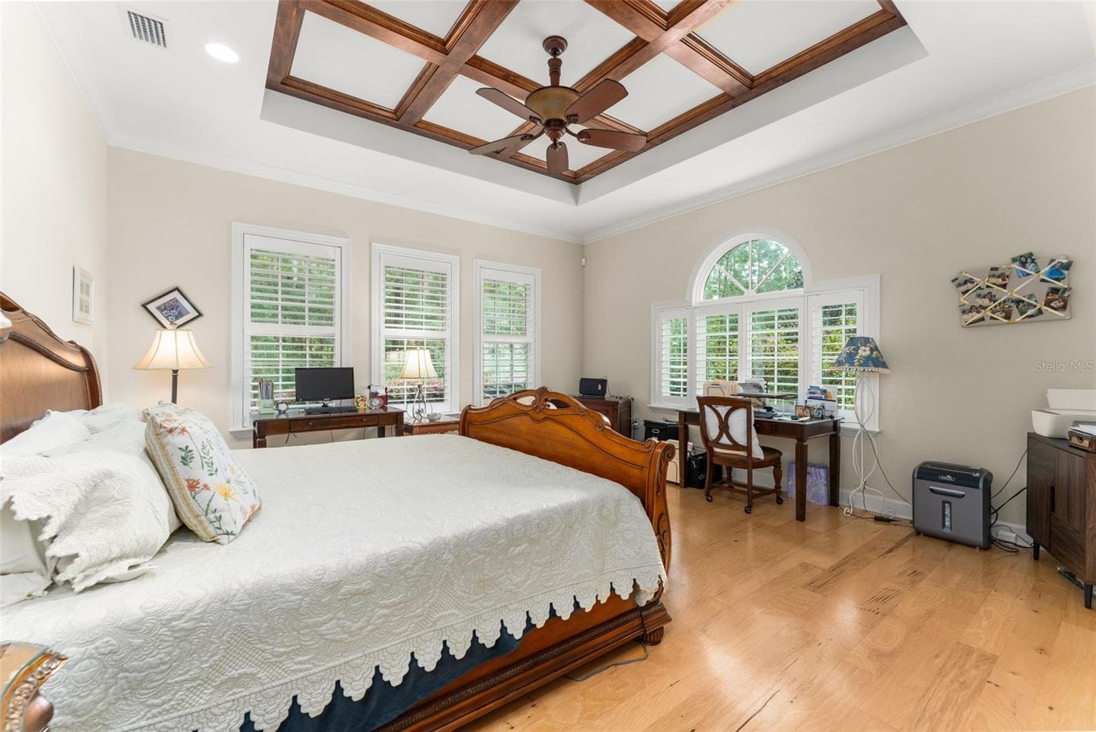 Downstairs guest bedroom - 9691 NW 53RD DR, GAINESVILLE