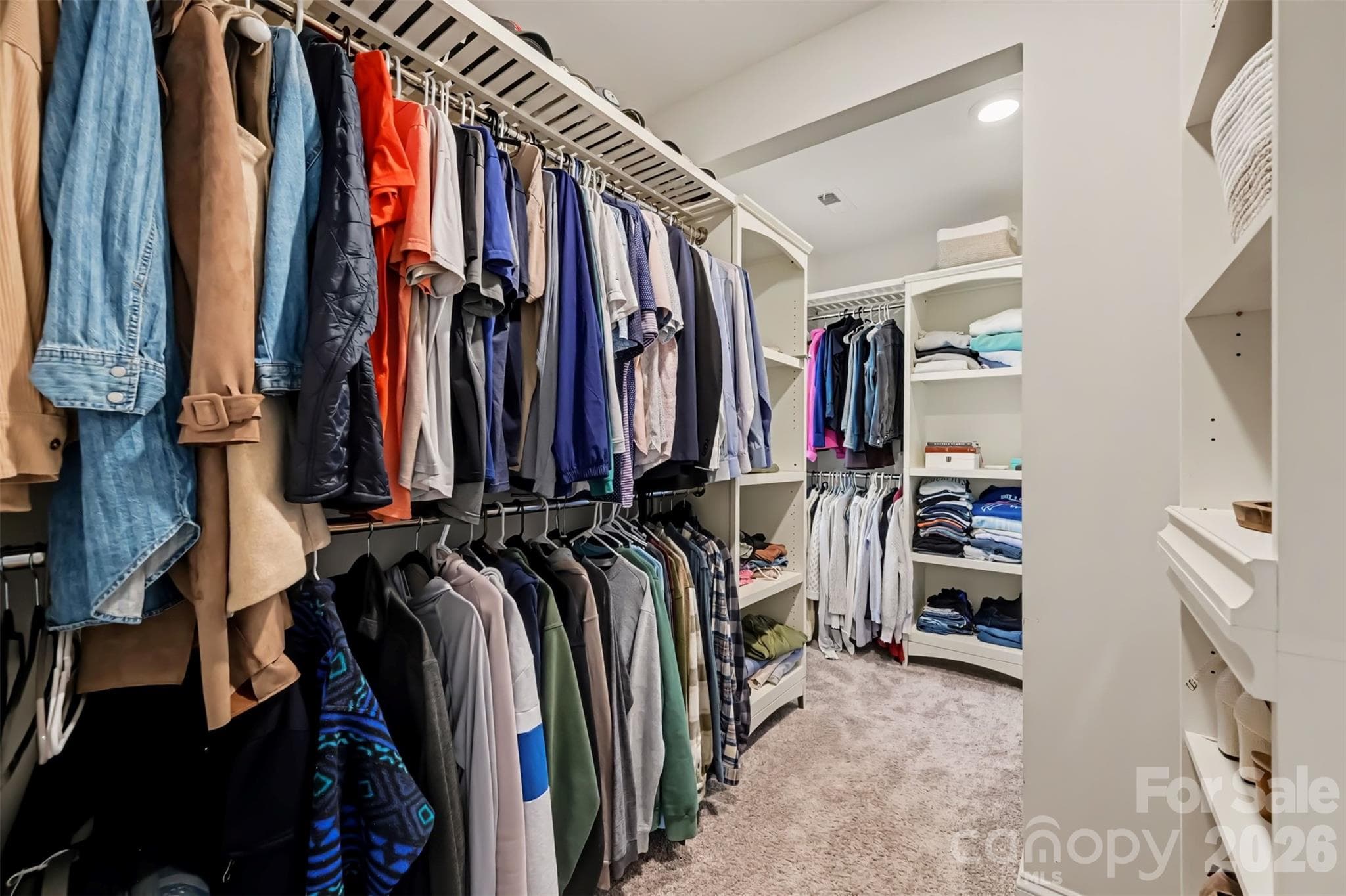 Primary Closet- Custom Built-Ins - 464 Maramec Street, Fort Mill