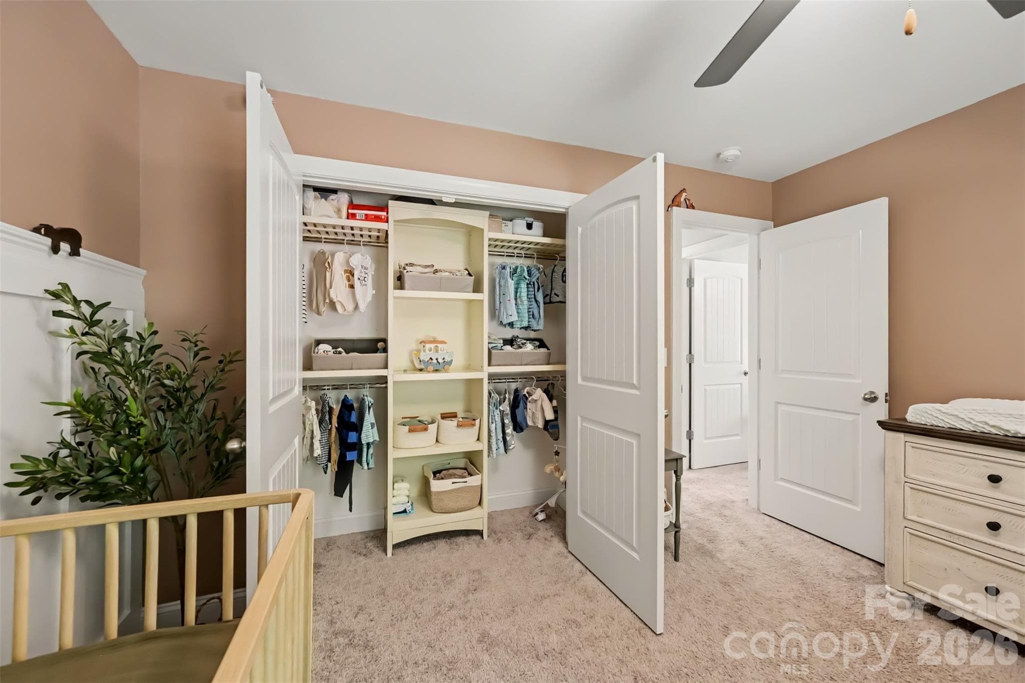 Third Bedroom Closet- Custom Built-Ins - 464 Maramec Street, Fort Mill