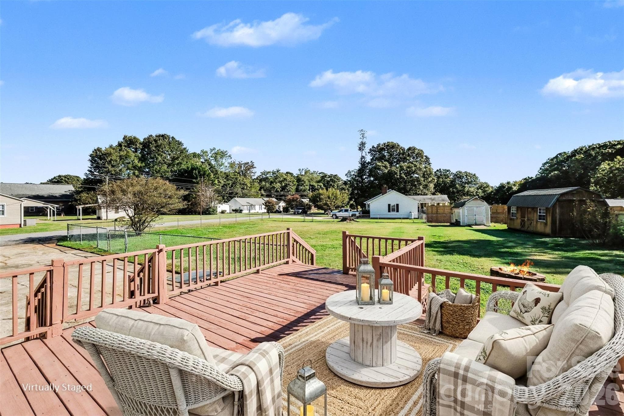 Imagine hosting BBQs on the 390-square foot deck overlooking your half-acre backyard. - 102 Roxie Lane, Belmont