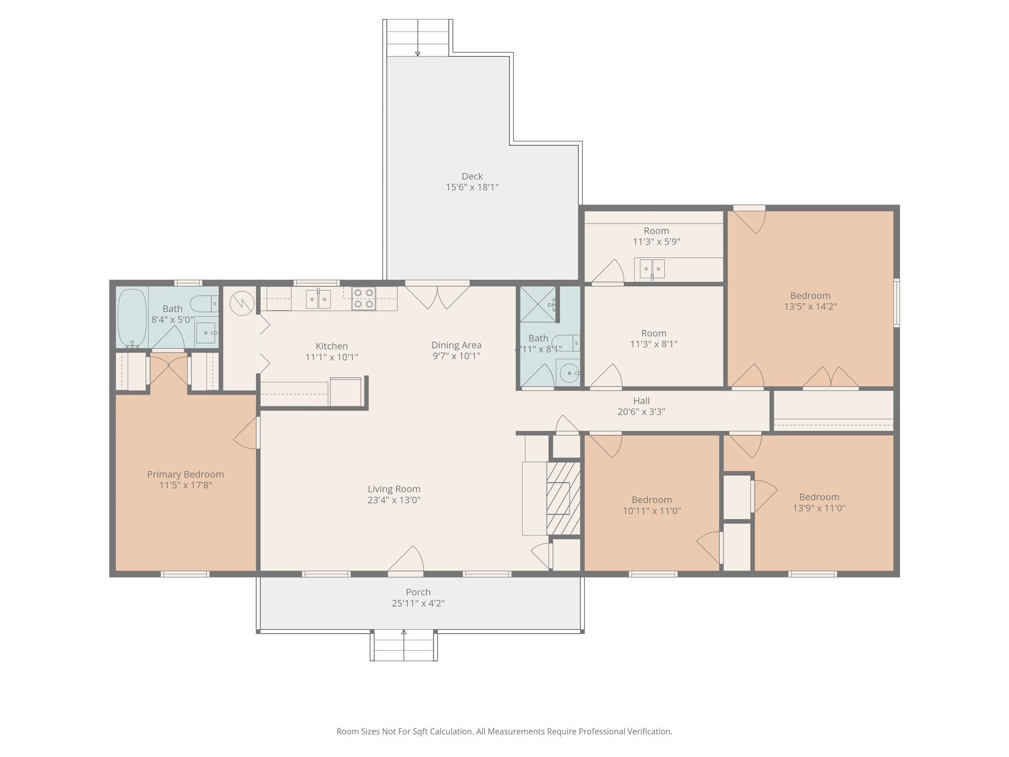 Your floor plan. - 102 Roxie Lane, Belmont