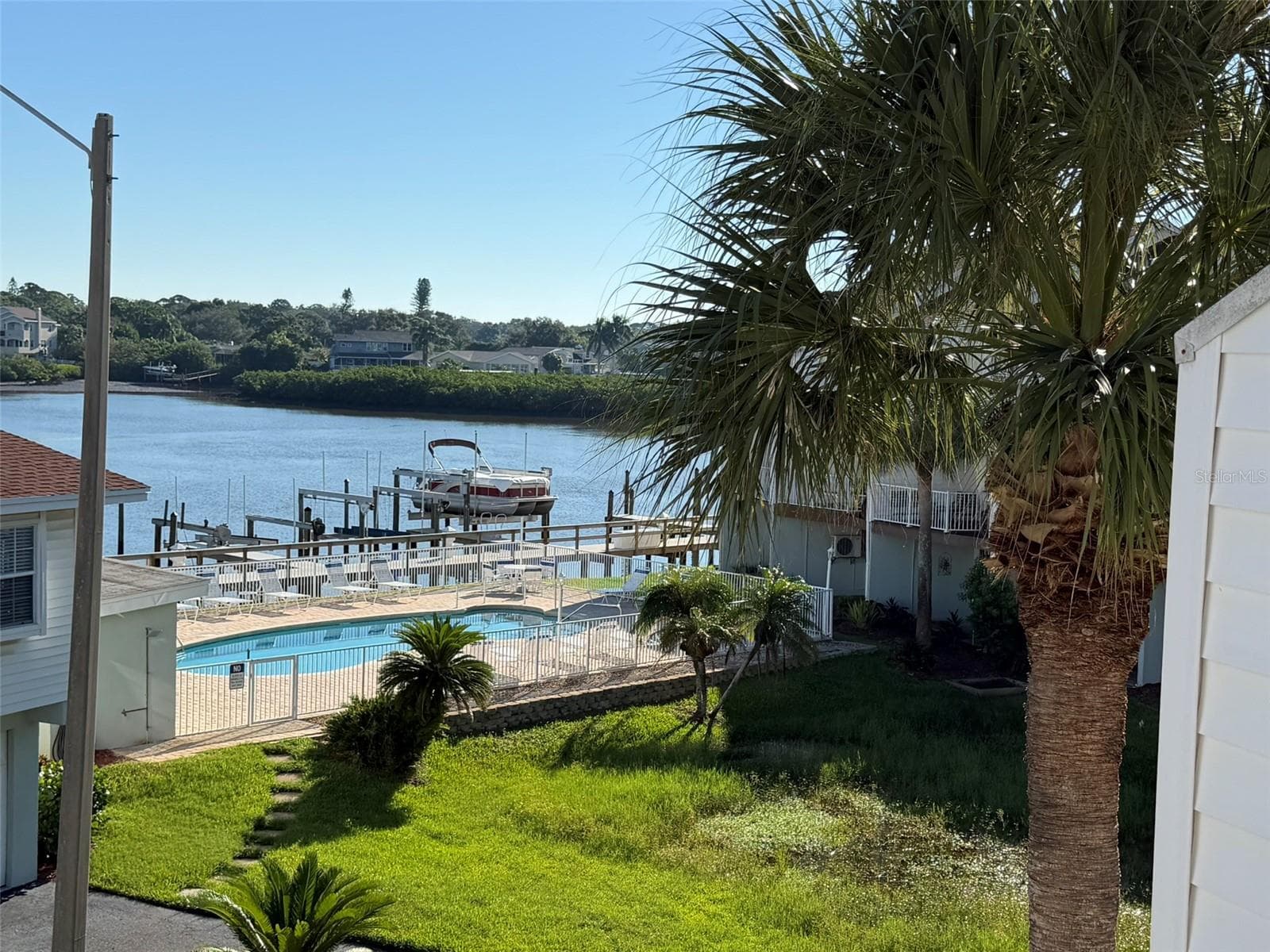 Water View from The Primary Suite - 19201 VISTA LN #D2, INDIAN SHORES