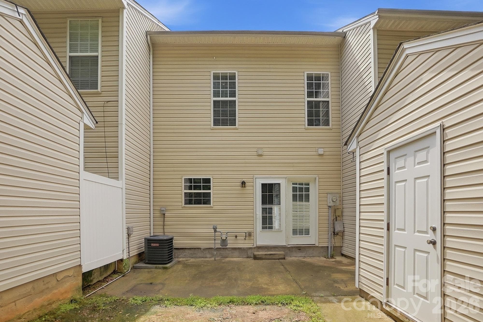 Rear patio & storage room - 5315 Jocelyn Lane, Charlotte