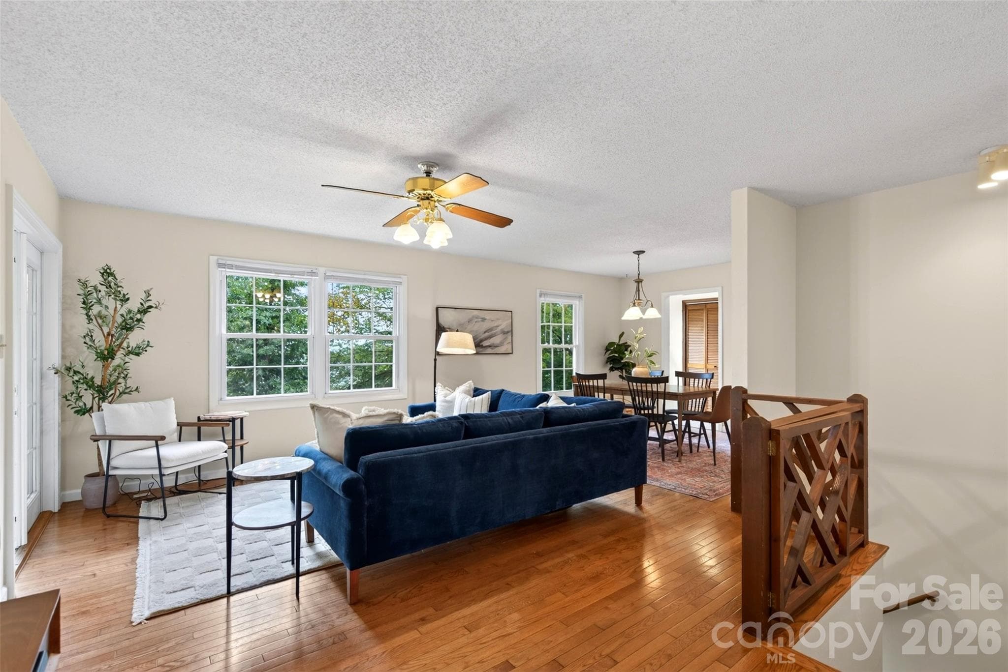 Inviting Living Room - 126 Pine Hill Drive, Swannanoa