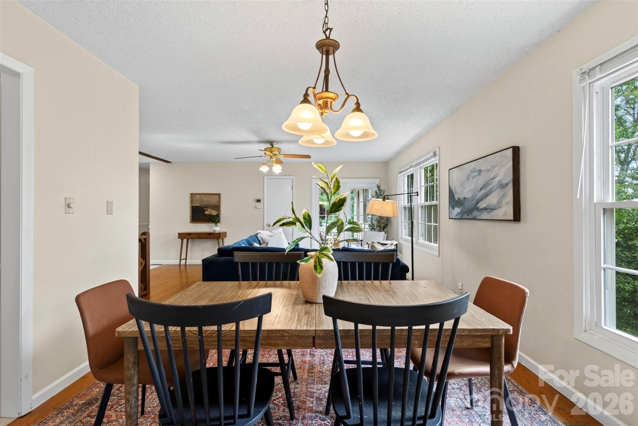 Flows into Living Area - 126 Pine Hill Drive, Swannanoa