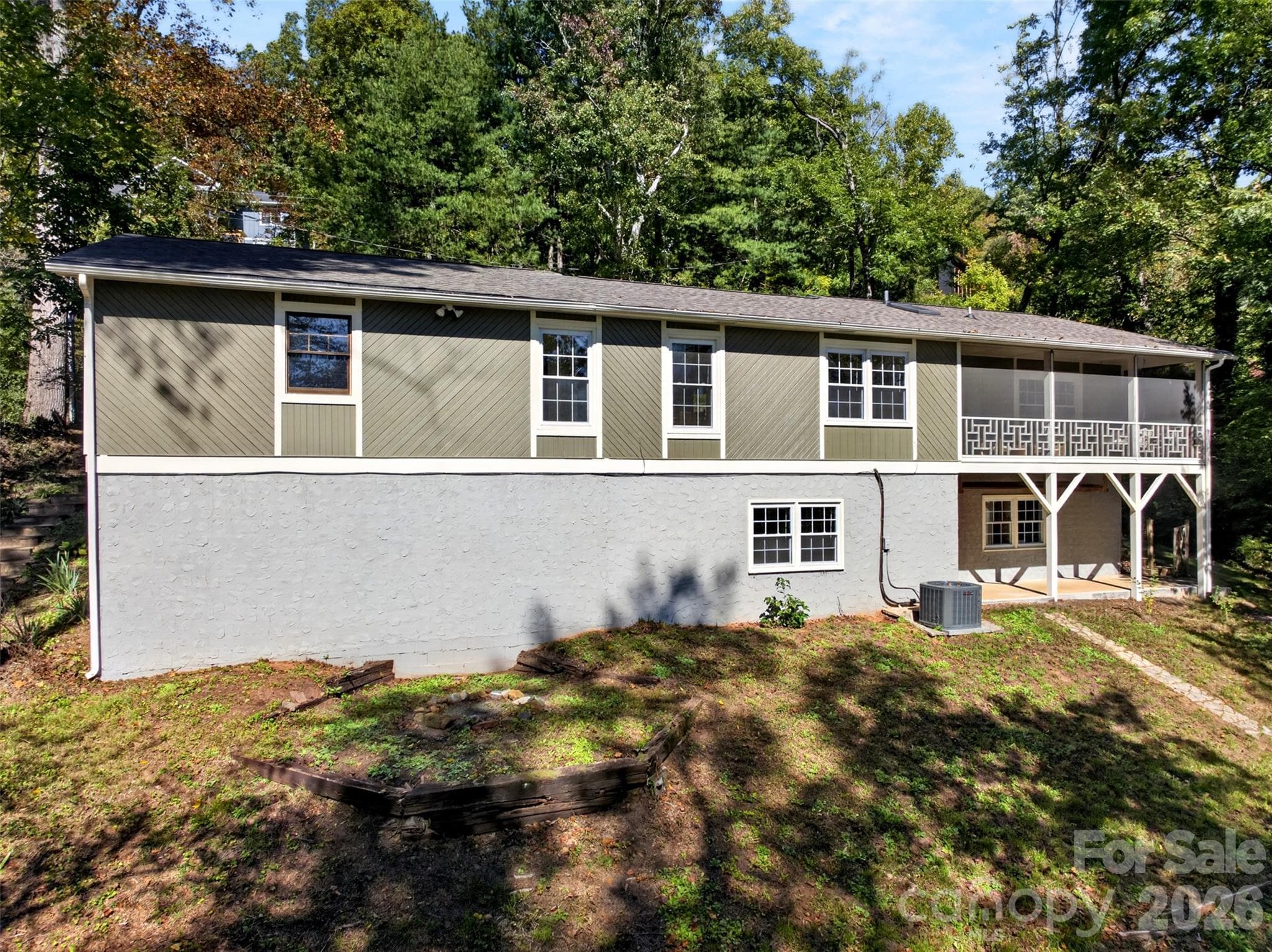 View of Back of Home - 126 Pine Hill Drive, Swannanoa