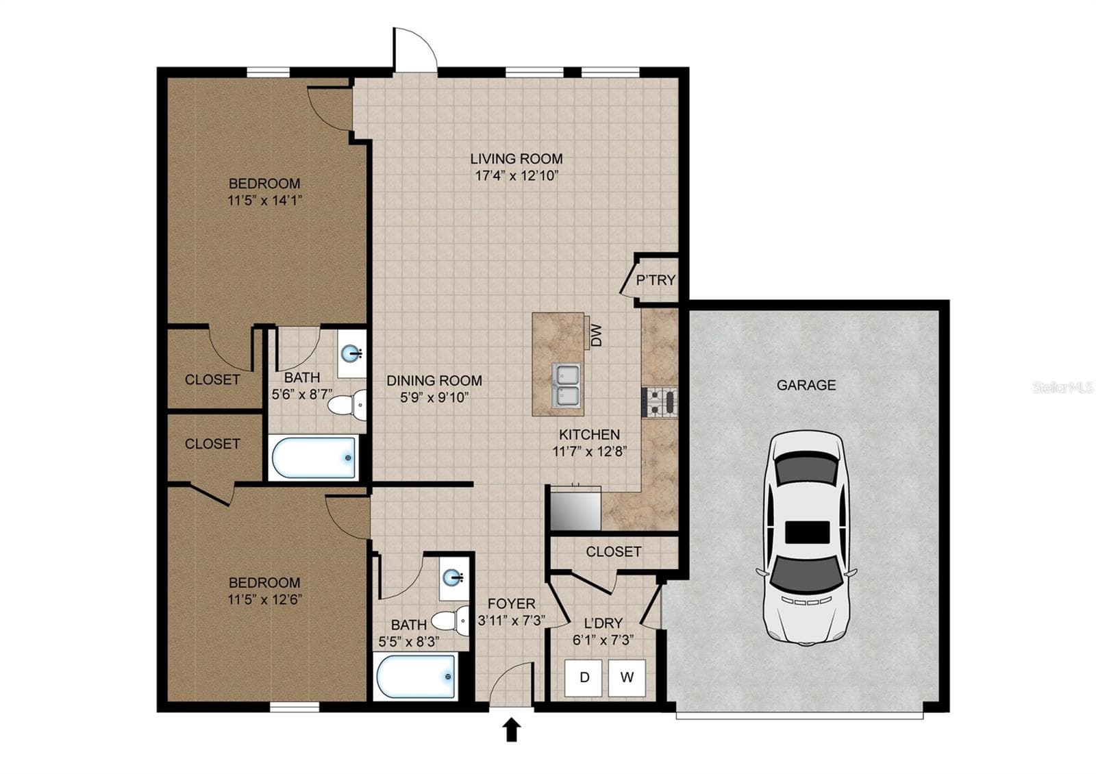 Floorplan - 26448 BERTRAM RD, BROOKSVILLE