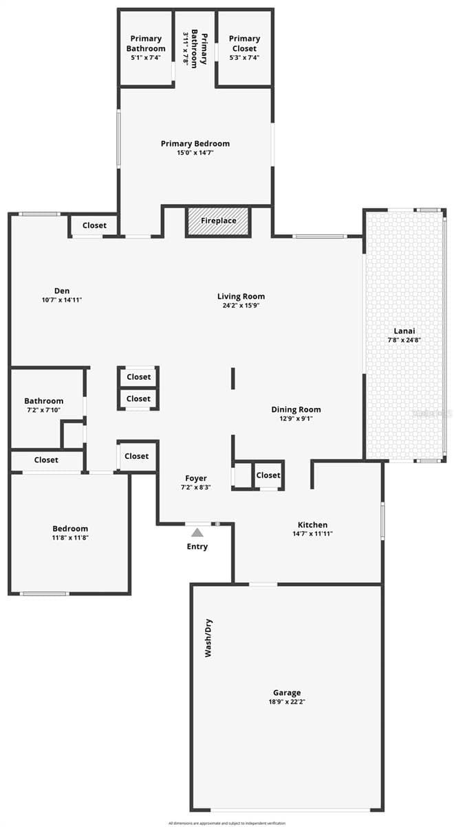 Floorplan - 368 GLENEAGLES DR, NEW SMYRNA BEACH