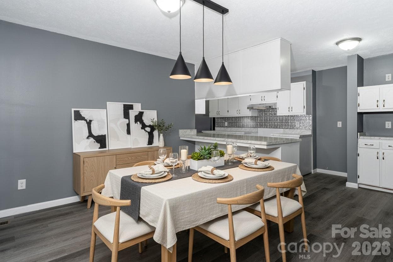 Virtually staged dining - 7215 Hwy 421 Highway N, Vilas