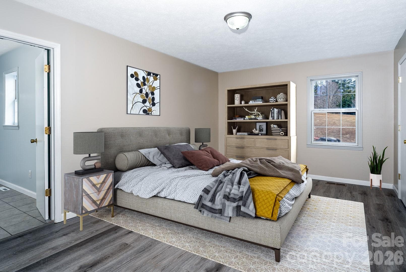 Virtually staged bedroom - 7215 Hwy 421 Highway N, Vilas