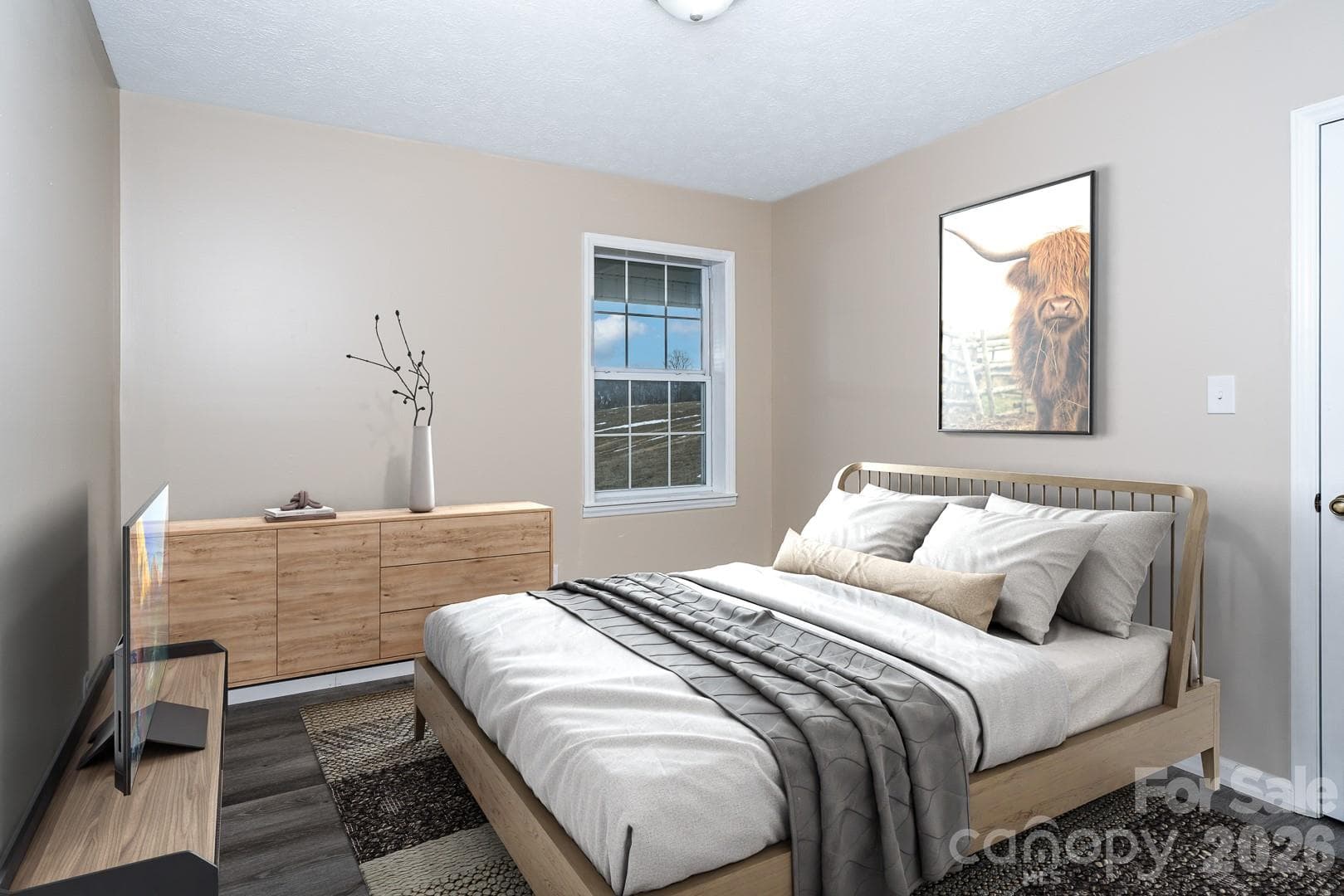 Virtually staged bedroom - 7215 Hwy 421 Highway N, Vilas