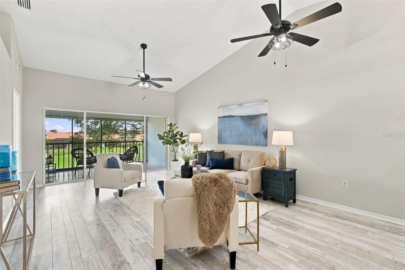 LIVING AREA - 4210 CADDIE DR E #202, BRADENTON