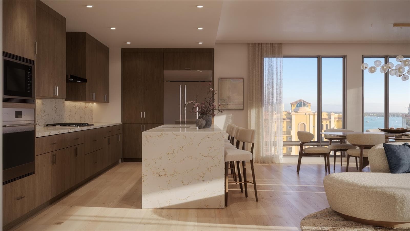 Artist Rendering 01 Residence Kitchen - 325 GOLDEN GATE PT #401, SARASOTA