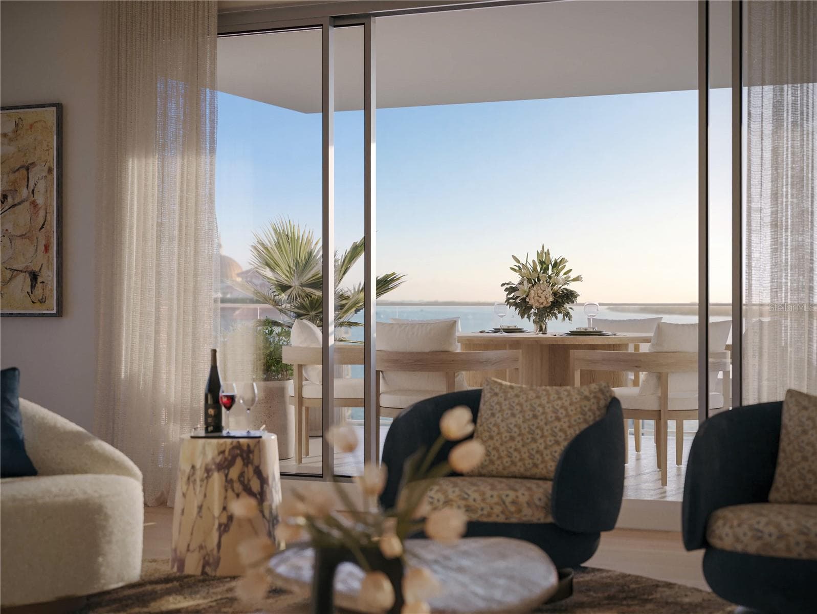 Artist Rendering 01 Residence Terrace - 325 GOLDEN GATE PT #401, SARASOTA