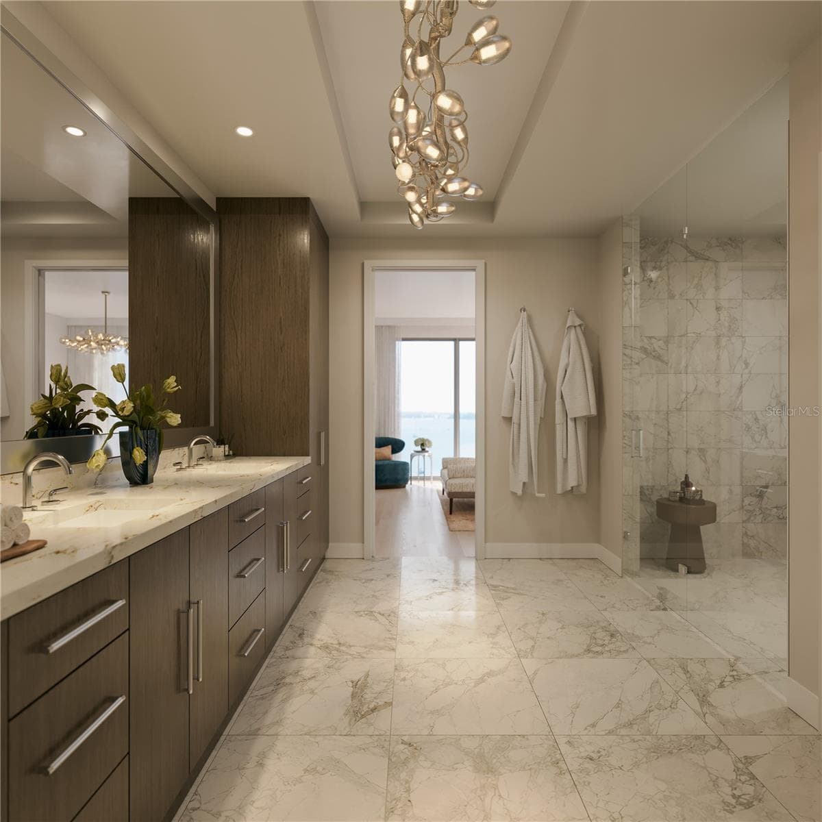 Artist Rendering 01 Residence Bathroom - 325 GOLDEN GATE PT #401, SARASOTA