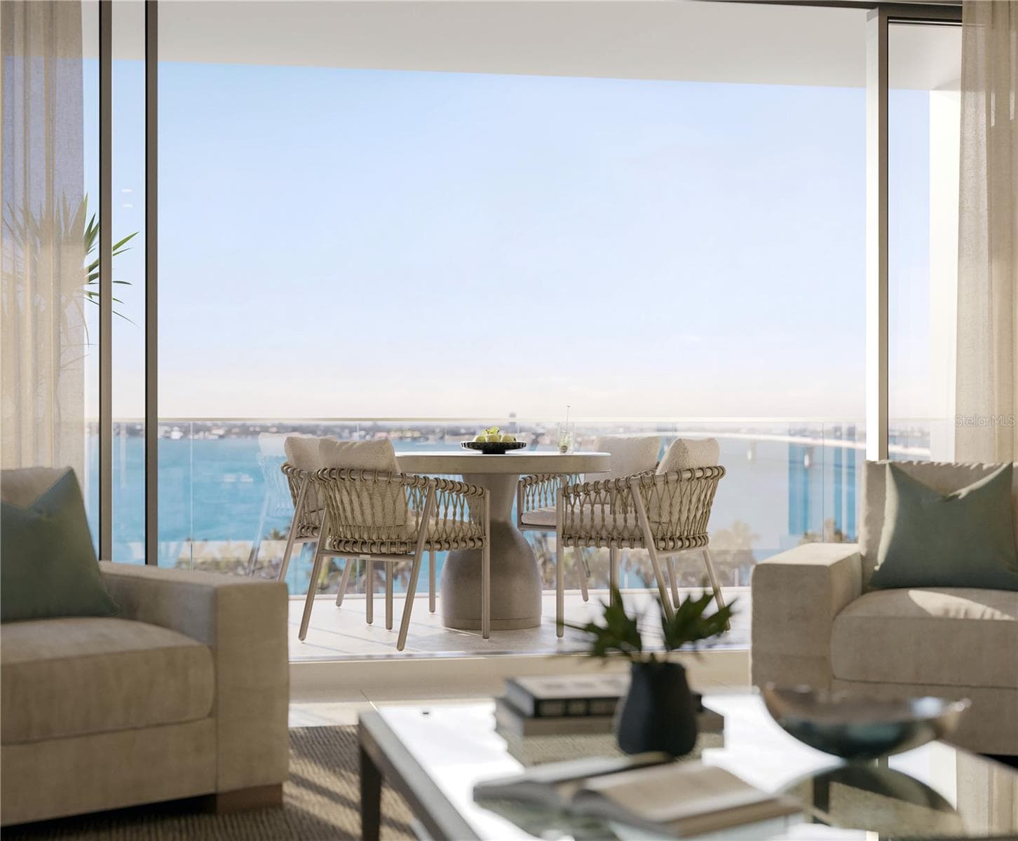 Artist Rendering 04 Residence Terrace - 325 GOLDEN GATE PT #604, SARASOTA