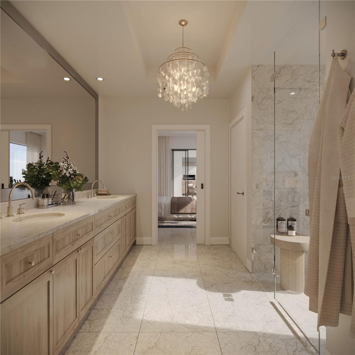 Artist Rendering 04 Residence Bathroom - 325 GOLDEN GATE PT #604, SARASOTA