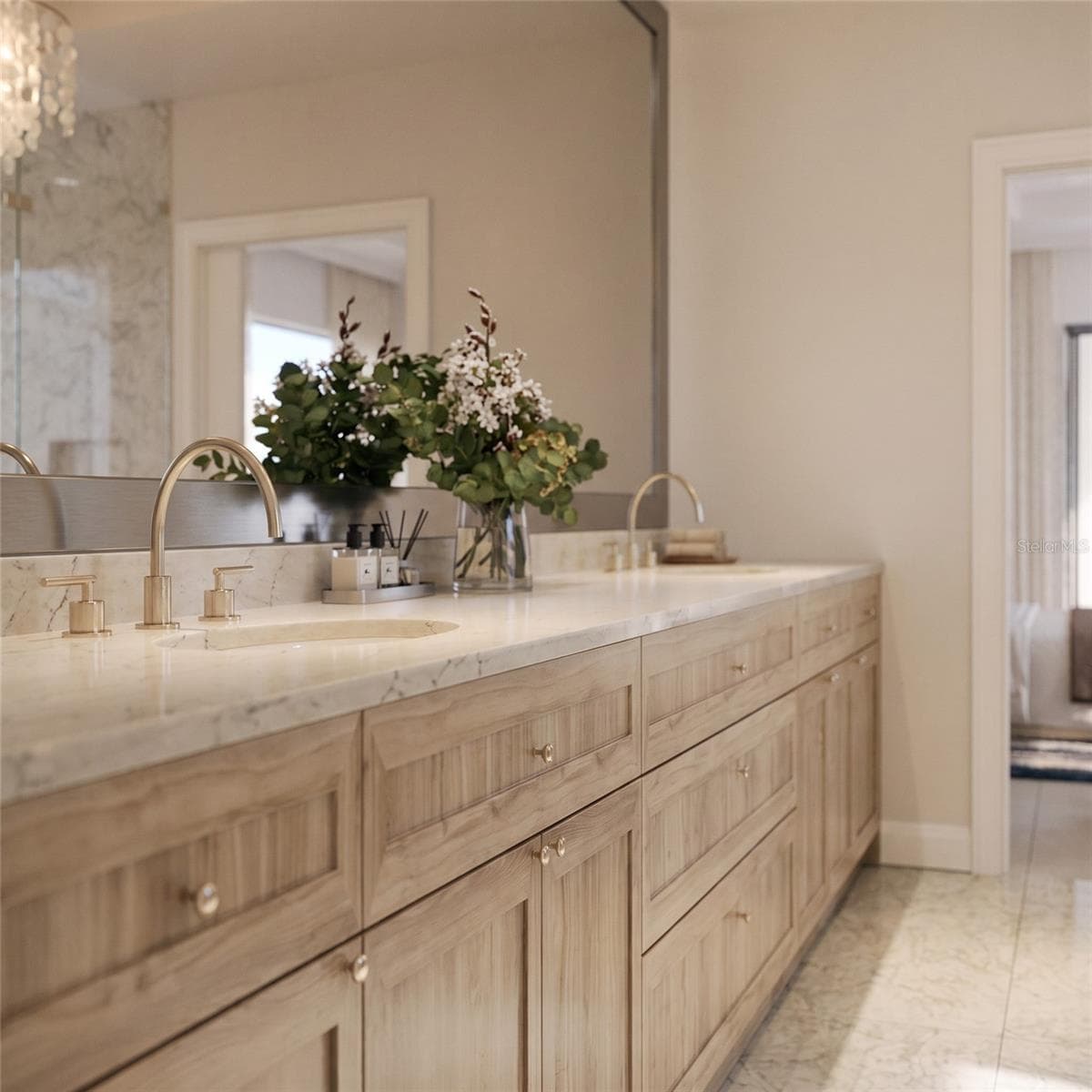 Artist Rendering 04 Residence Bathroom - 325 GOLDEN GATE PT #604, SARASOTA