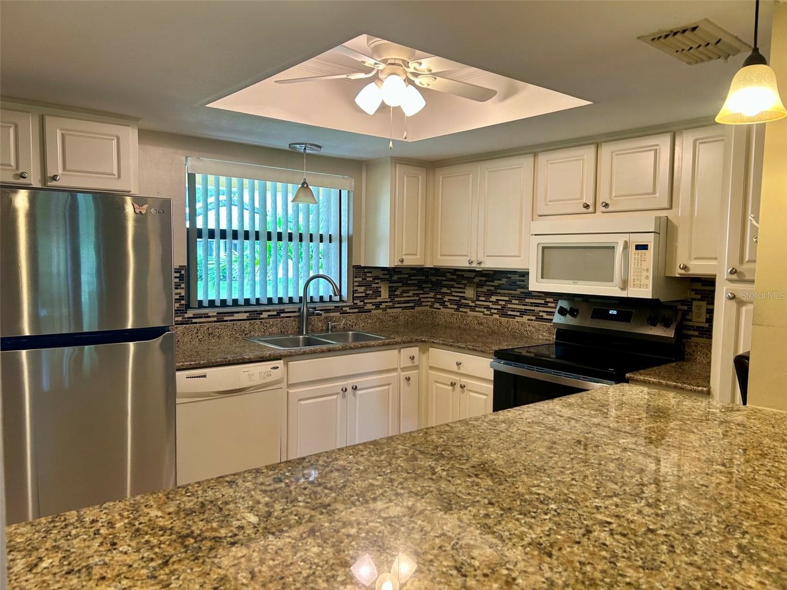 Kitchen With Granite Countertops - 2529 OAKLEAF LN #30C, CLEARWATER