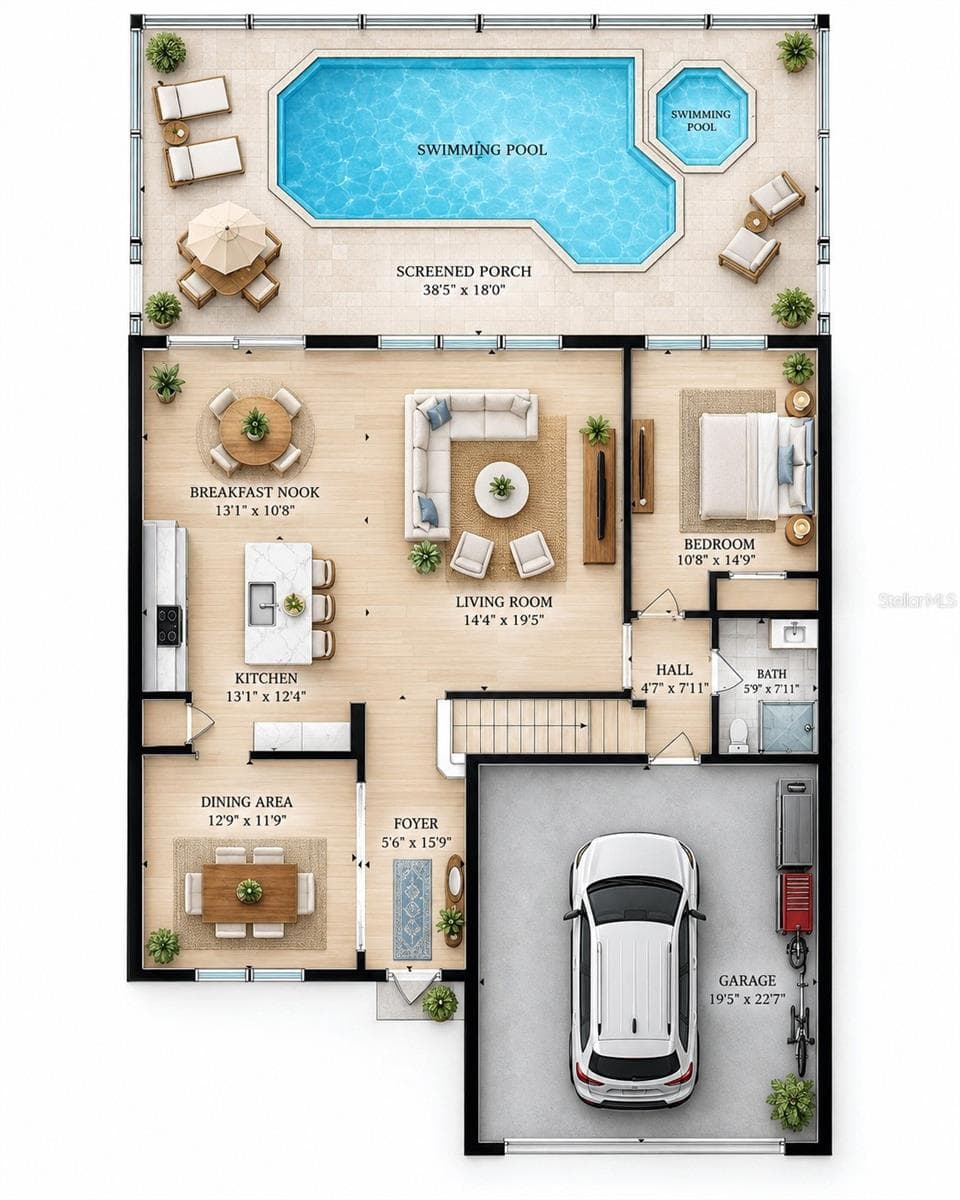 Floor Plan 1 - 3097 BUCKEYE POINTE DR, WINTER HAVEN