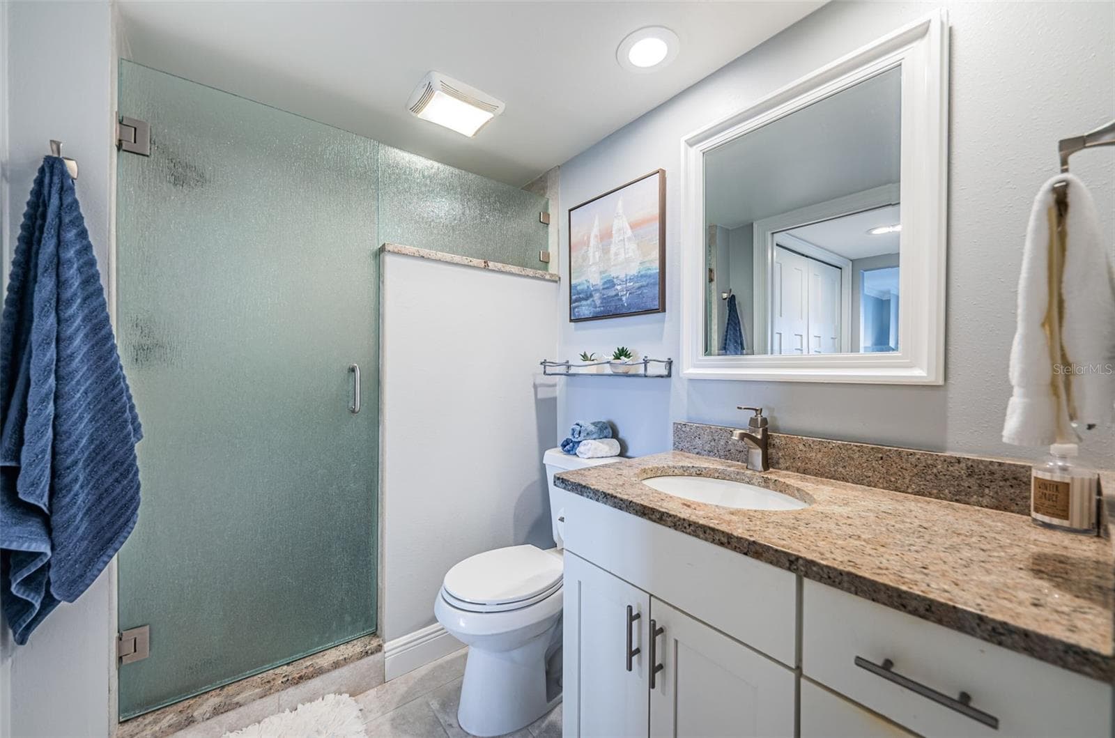 Completely renovated bathroom with walk-in shower - 4775 COVE CIR #904, ST PETERSBURG