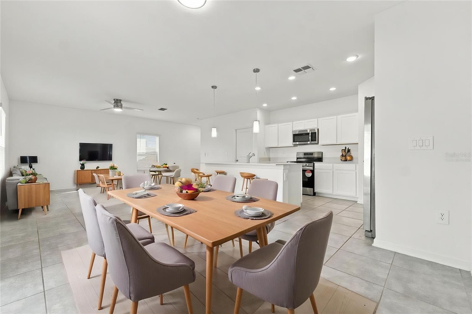 Dining Area - Virtually Staged - 997 HAROLD PASS, WINTER HAVEN