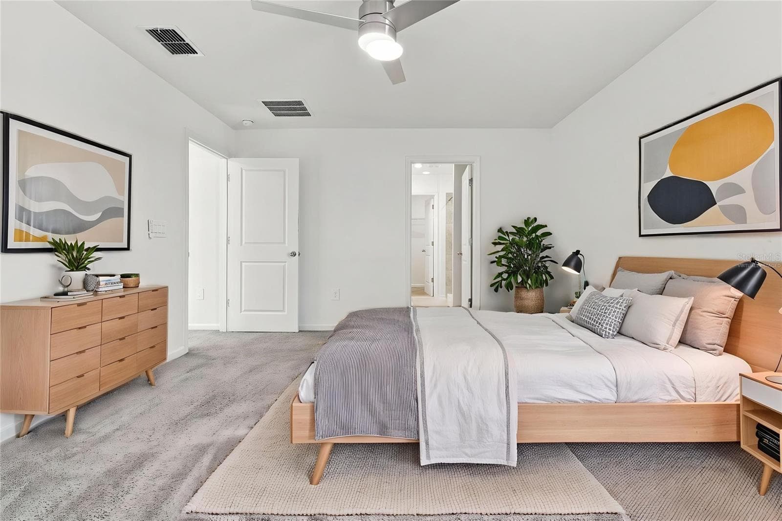 Primary Bedroom - Virtually Staged - 997 HAROLD PASS, WINTER HAVEN