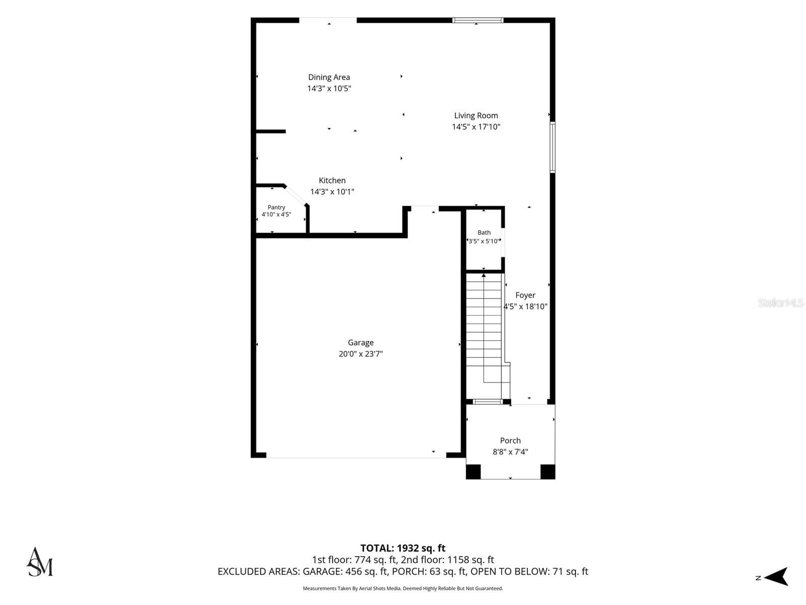 Floor Plan - First Floor - 997 HAROLD PASS, WINTER HAVEN