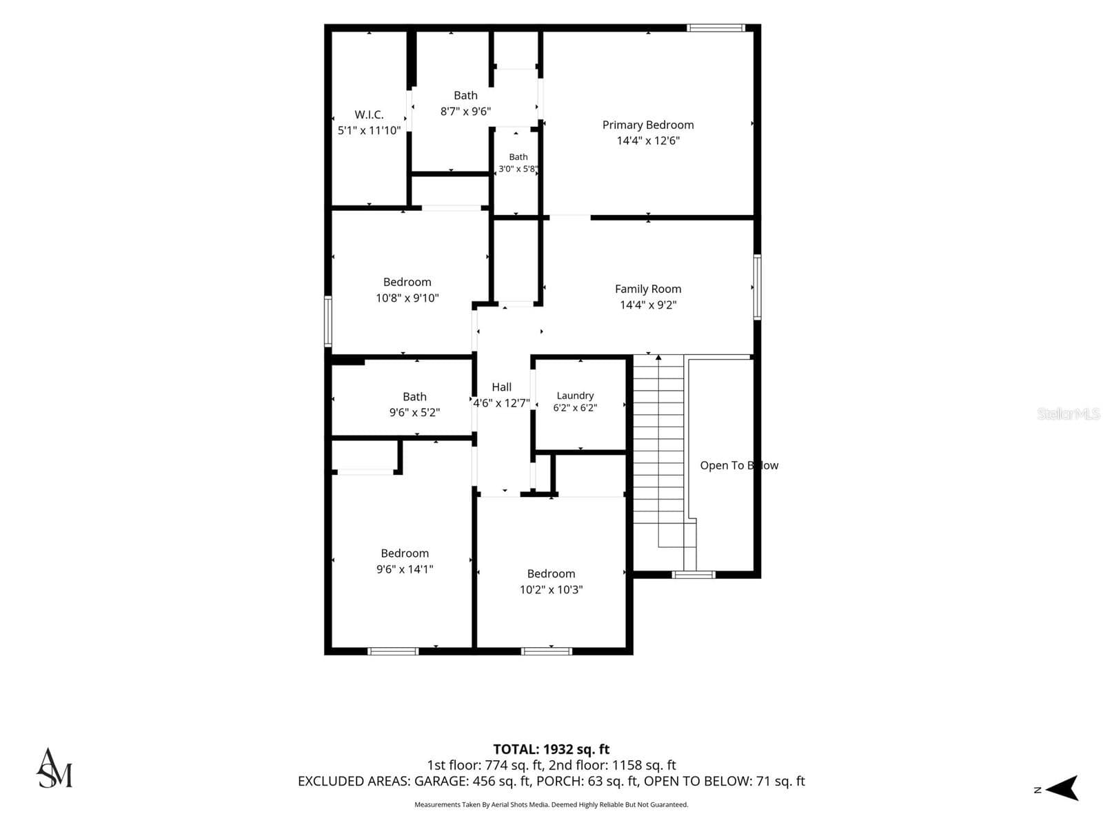 Floor Plan - Second Floor - 997 HAROLD PASS, WINTER HAVEN