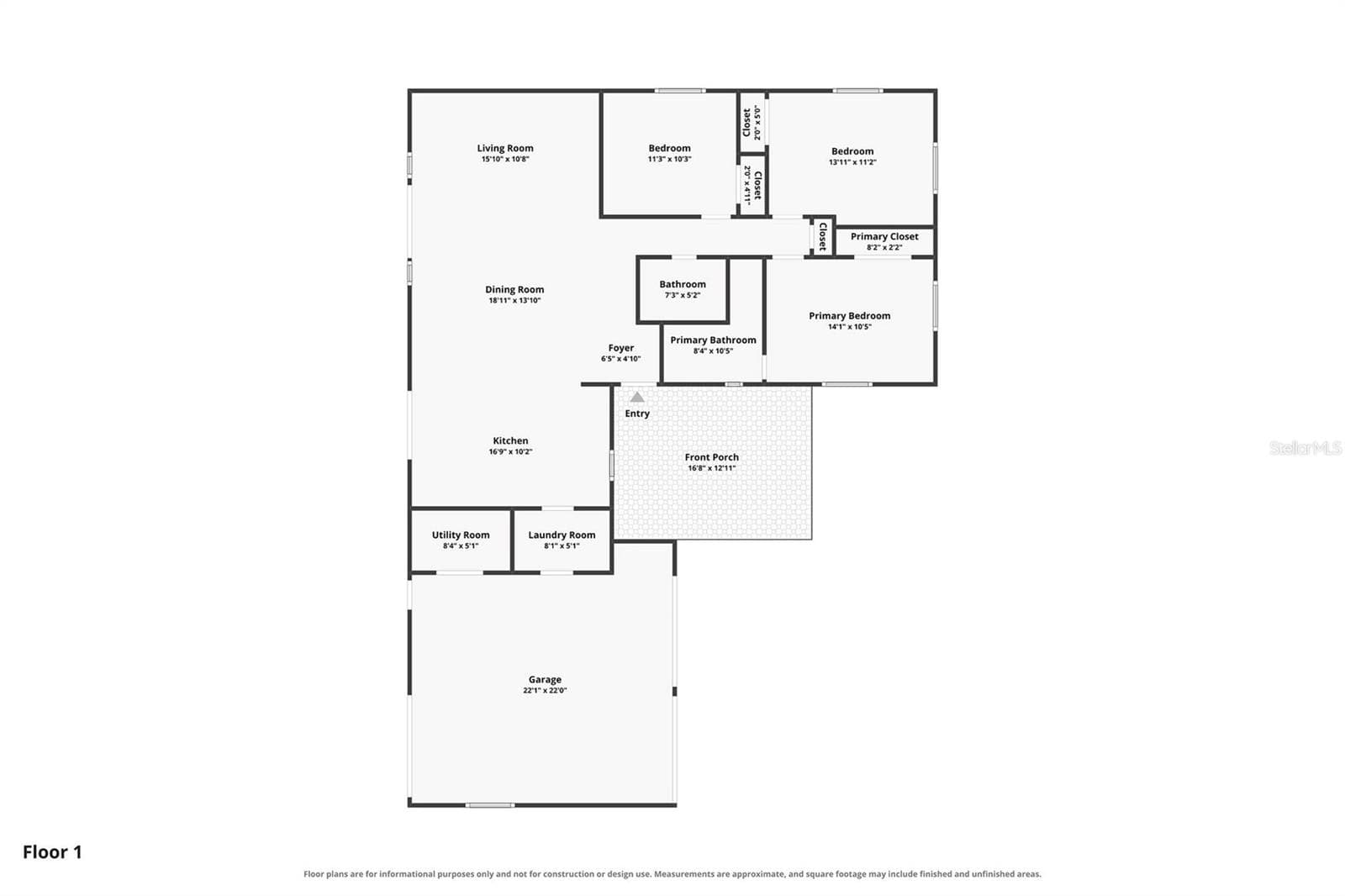Floor plan - 641 SHERWOOD DR, ALTAMONTE SPRINGS