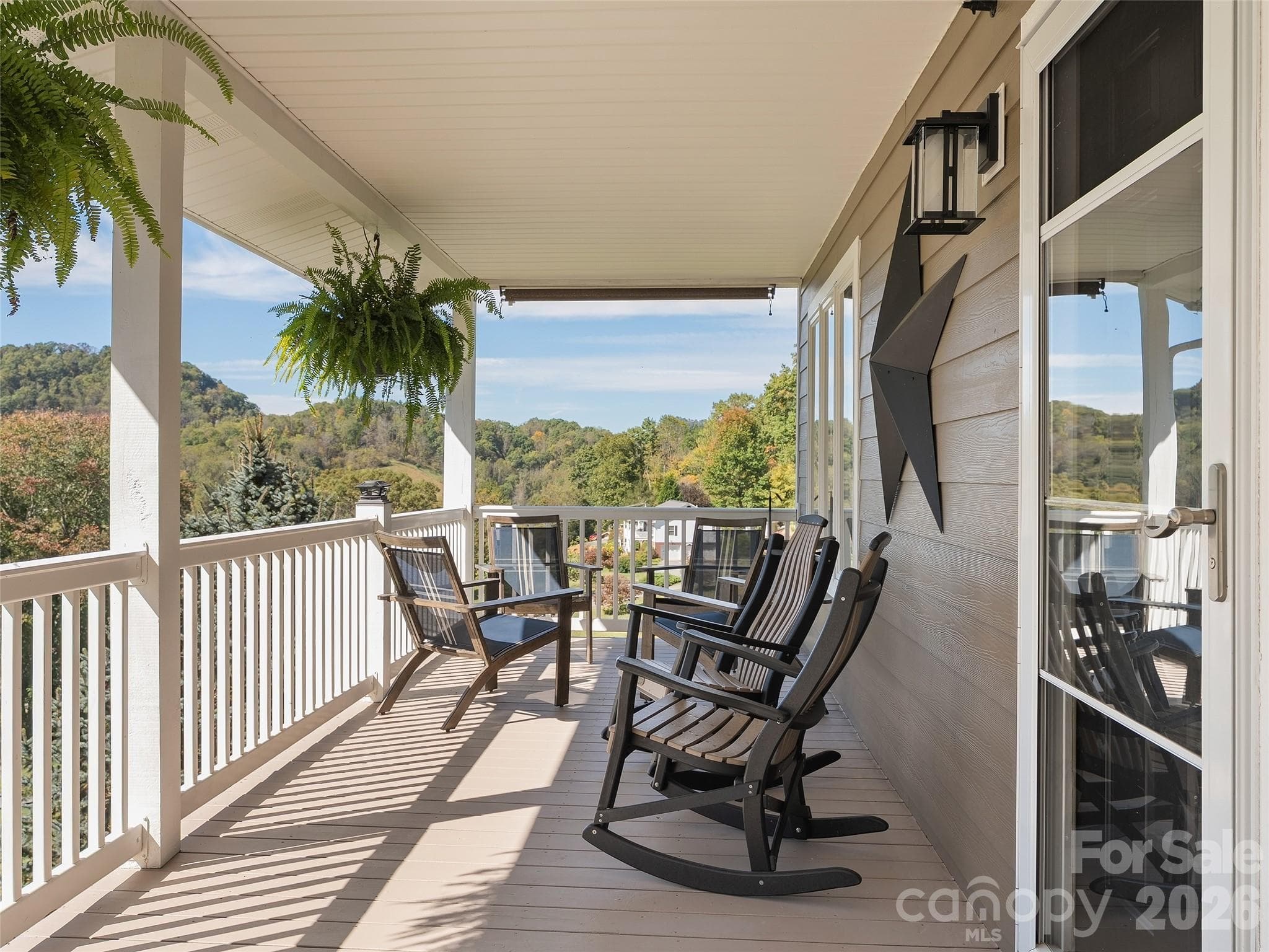 Perfect place to rock and relax. Front door to right. - 43 Eagle Ridge, Clyde