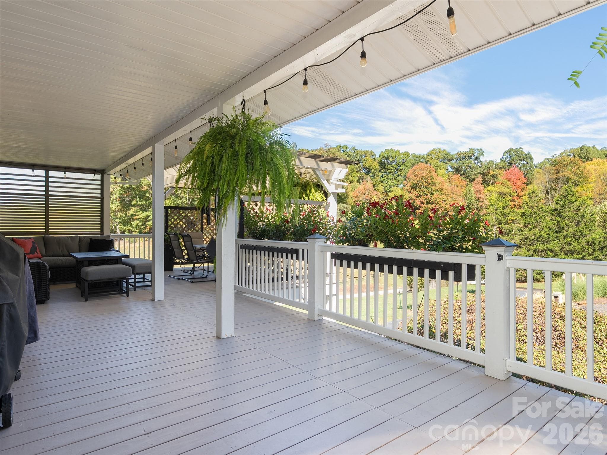 Walk out from the Kitchen onto a huge covered deck. - 43 Eagle Ridge, Clyde