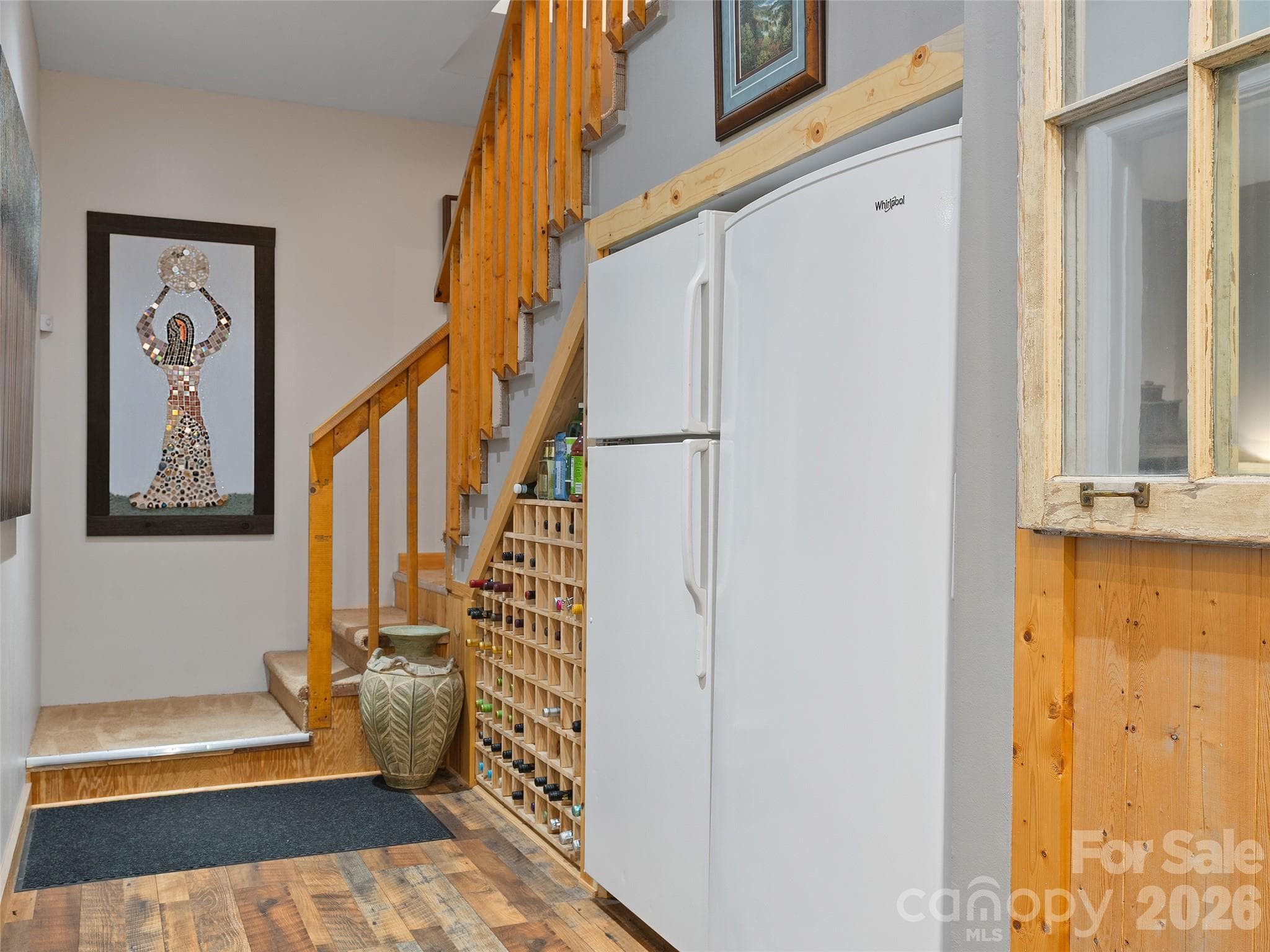 Lower Level - Basement landing. Full freezer does not convey. - 43 Eagle Ridge, Clyde
