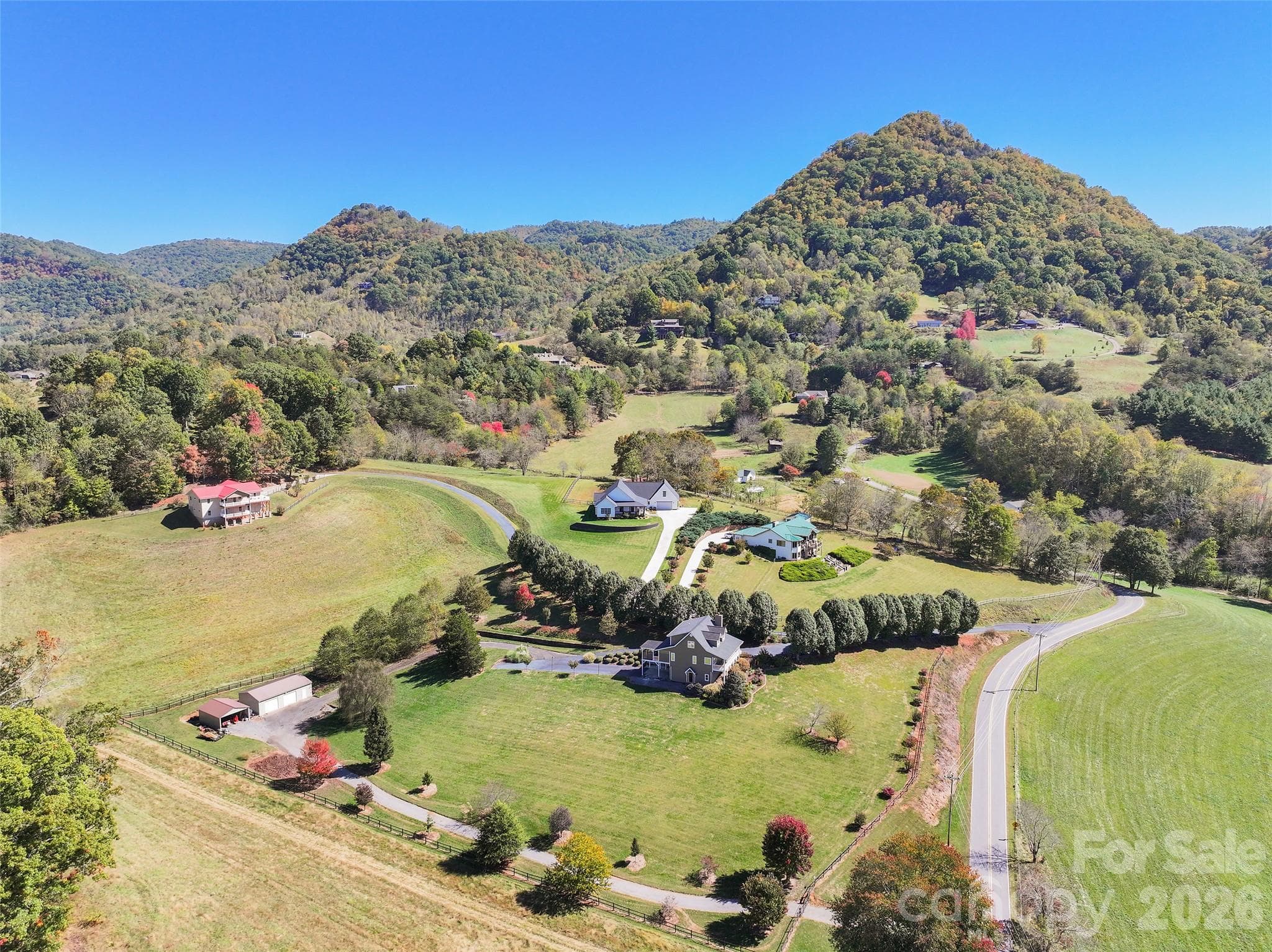 Aerial view of 43 Eagle Ridge in Autumn Run - 3.3 acres - 43 Eagle Ridge, Clyde