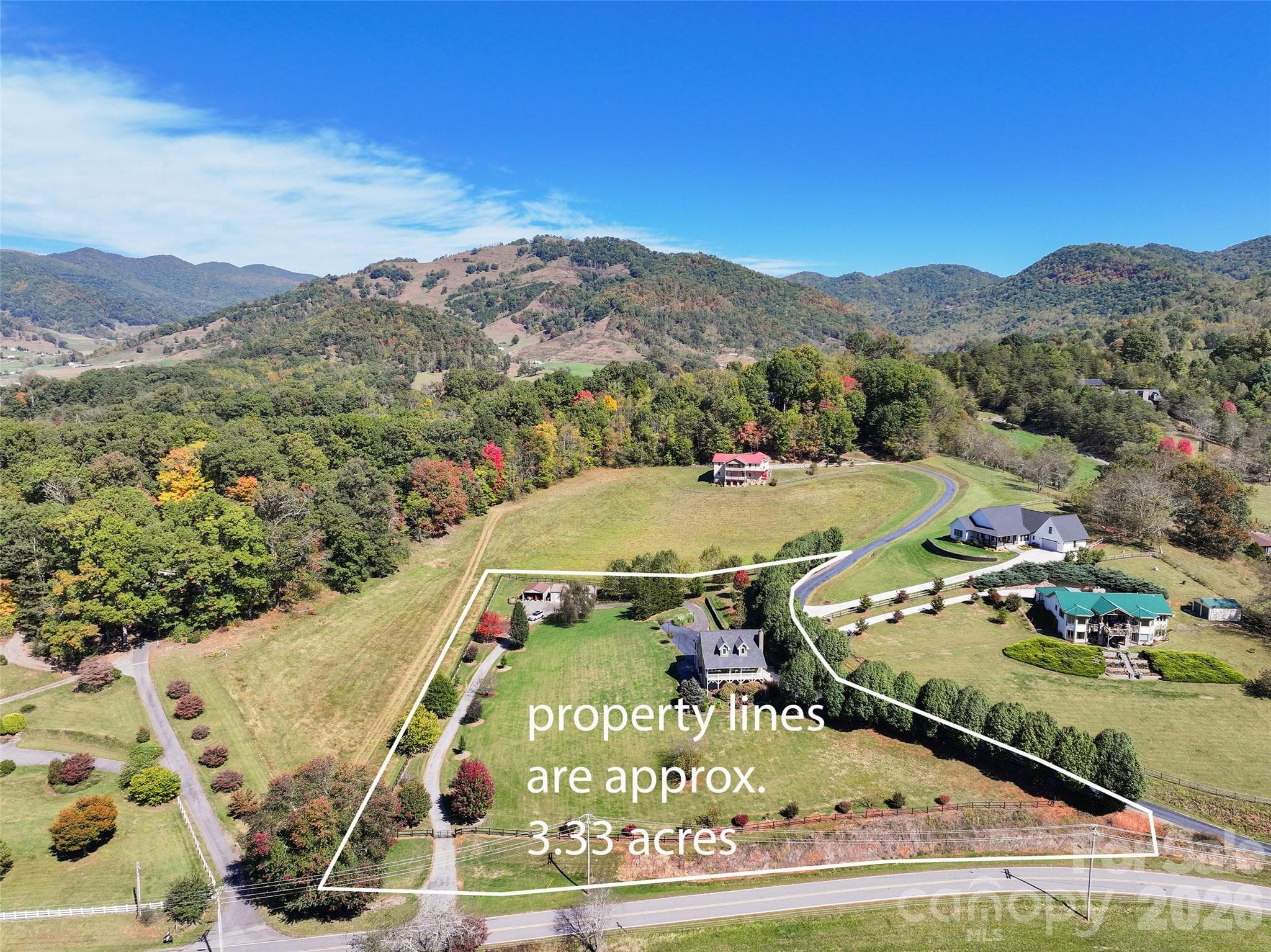 Aerial - shape of lot - 43 Eagle Ridge, Clyde