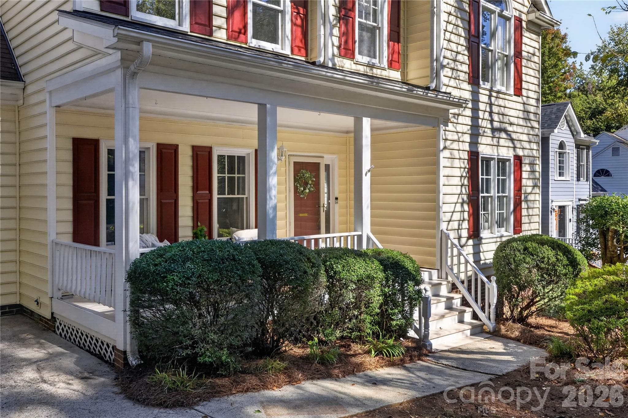 Front porch for visiting with neighbors and friends. - 4711 Beech Crest Place, Charlotte