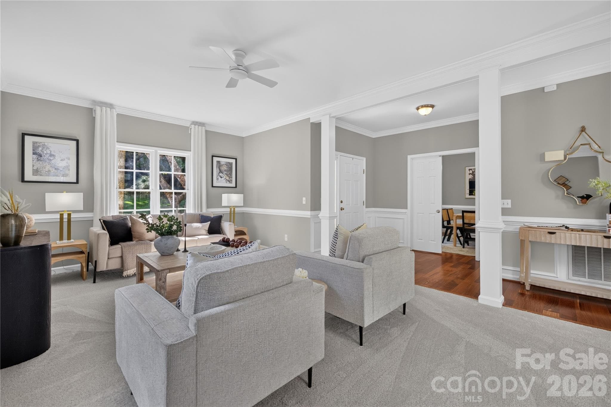 New carpeting throughout the home and new bathroom flooring upstairs. - 4711 Beech Crest Place, Charlotte