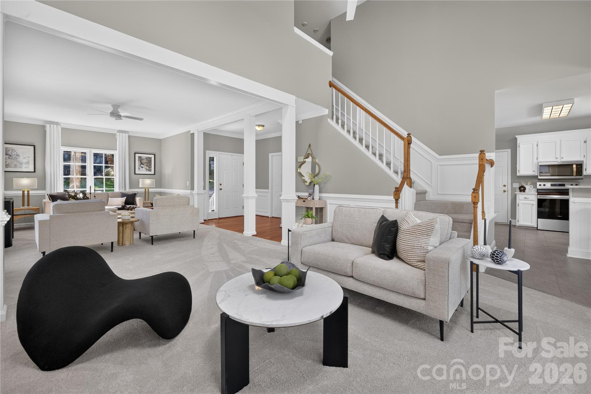 Open floorpan perfect for entertaining. - 4711 Beech Crest Place, Charlotte