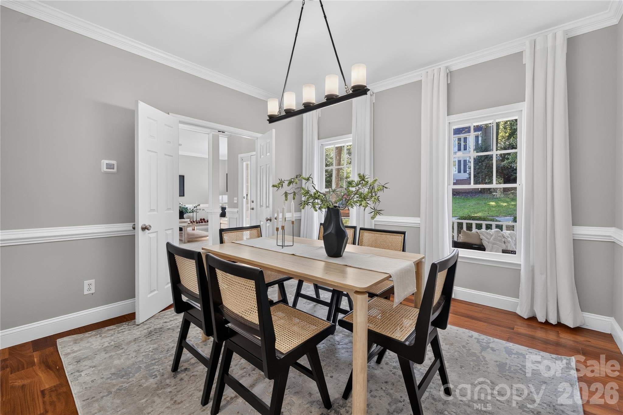 Formal dining room - perfect for entertaining! - 4711 Beech Crest Place, Charlotte