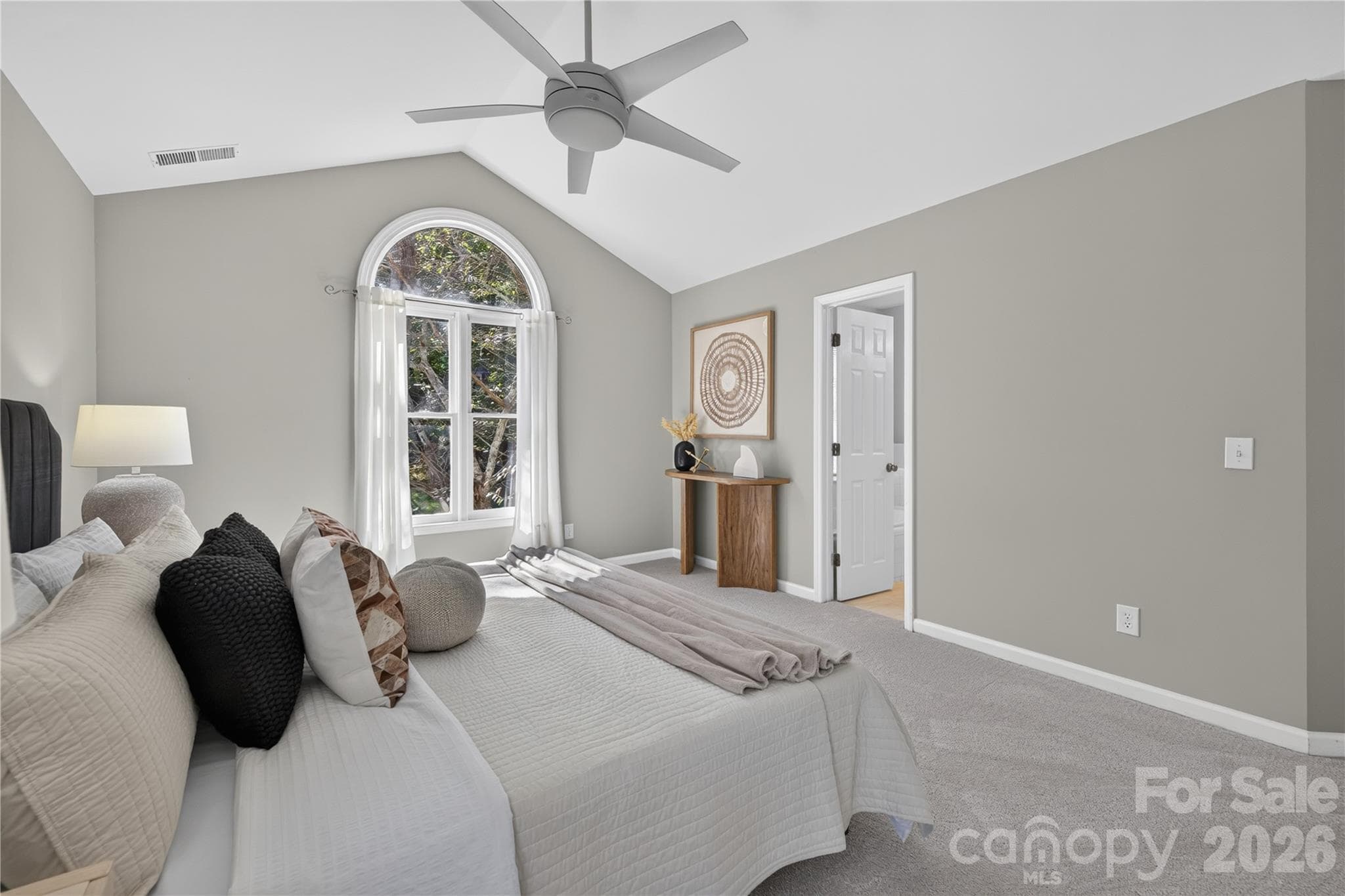 Spacious primary en suite with dual walk-in closets and attached bath. - 4711 Beech Crest Place, Charlotte